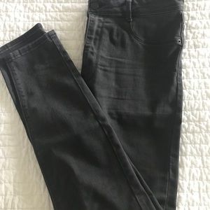 Zara Basic Black Denim Jeans Size 10